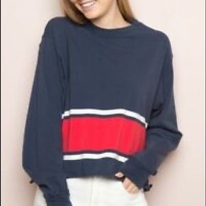 brandy long sleeve❤️💙🤍